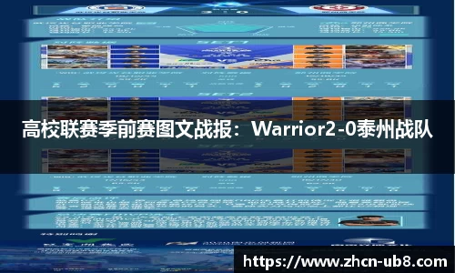 高校联赛季前赛图文战报：Warrior2-0泰州战队